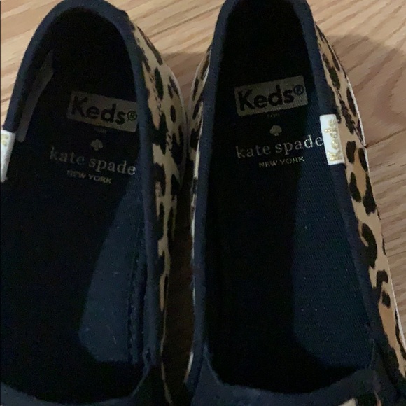 Leopard less/Kate Spade sneakers. - Picture 2 of 5